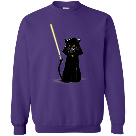 Sweatshirts Purple / S Cat Vader Crewneck Sweatshirt