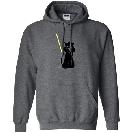 Sweatshirts Dark Heather / S Cat Vader Pullover Hoodie