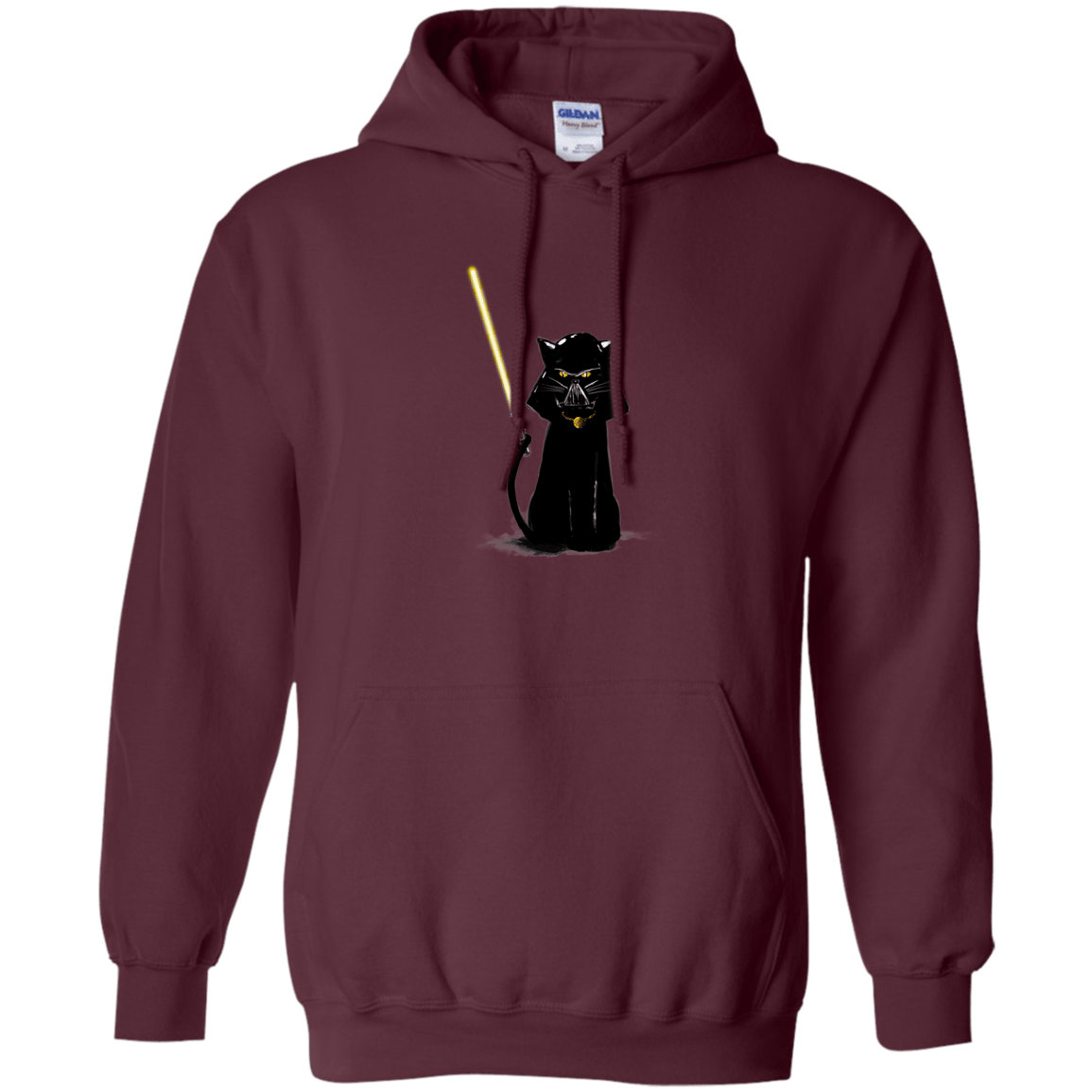Sweatshirts Maroon / S Cat Vader Pullover Hoodie