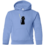 Sweatshirts Carolina Blue / YS Cat Vader Youth Hoodie