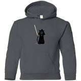 Sweatshirts Charcoal / YS Cat Vader Youth Hoodie
