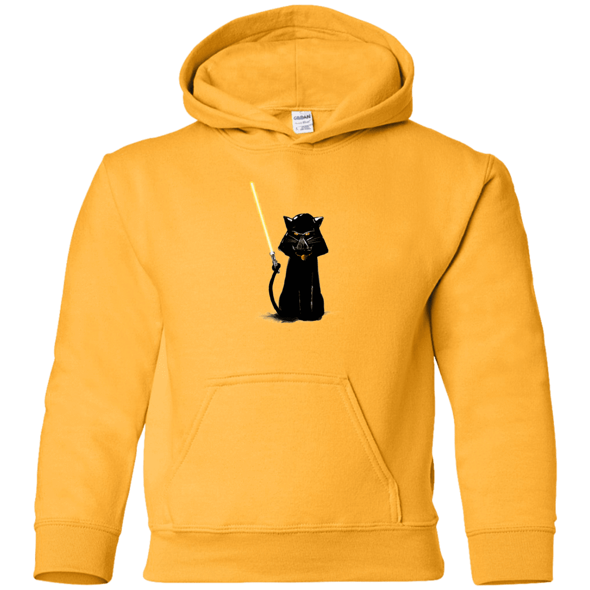 Sweatshirts Gold / YS Cat Vader Youth Hoodie