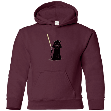 Sweatshirts Maroon / YS Cat Vader Youth Hoodie