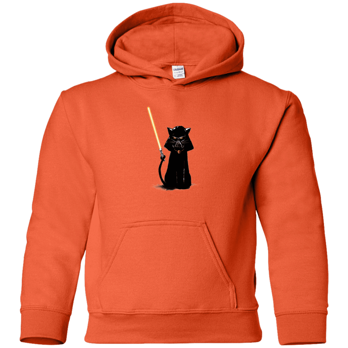 Sweatshirts Orange / YS Cat Vader Youth Hoodie