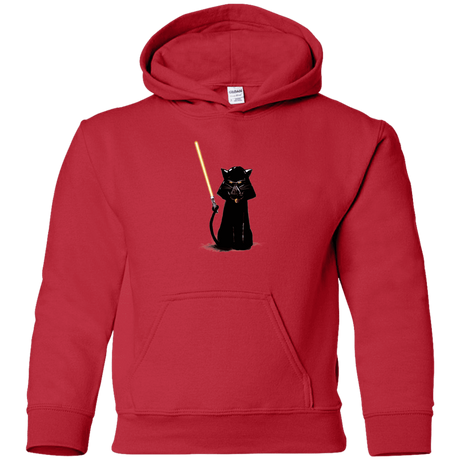Sweatshirts Red / YS Cat Vader Youth Hoodie