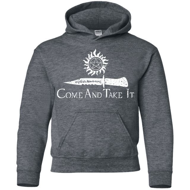 Sweatshirts Dark Heather / YS CATI Youth Hoodie