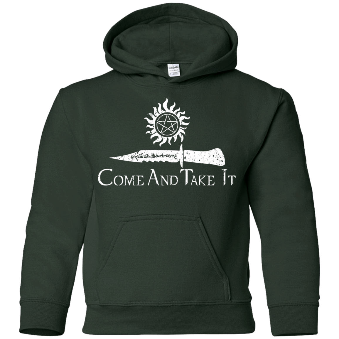 Sweatshirts Forest Green / YS CATI Youth Hoodie