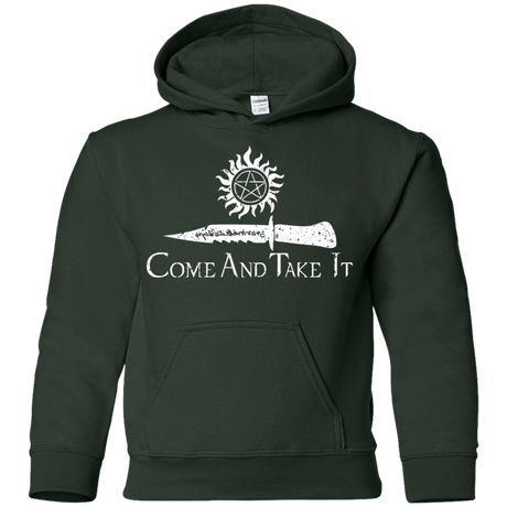 Sweatshirts Forest Green / YS CATI Youth Hoodie