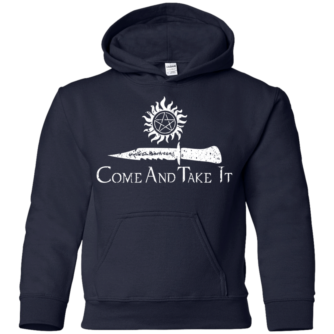 Sweatshirts Navy / YS CATI Youth Hoodie