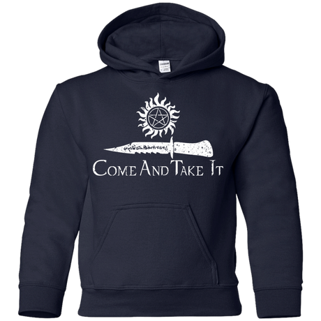 Sweatshirts Navy / YS CATI Youth Hoodie