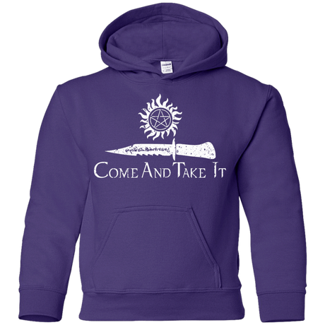 Sweatshirts Purple / YS CATI Youth Hoodie