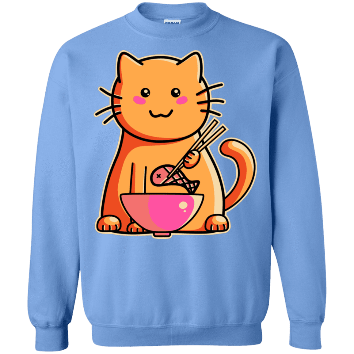 Sweatshirts Carolina Blue / S Cats Favourite Meal Crewneck Sweatshirt