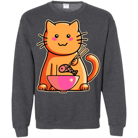 Sweatshirts Dark Heather / S Cats Favourite Meal Crewneck Sweatshirt