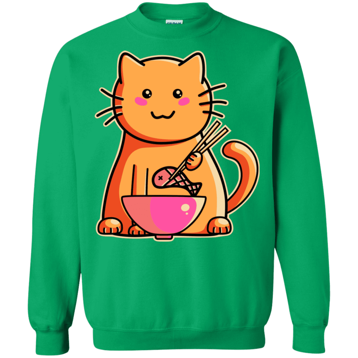 Sweatshirts Irish Green / S Cats Favourite Meal Crewneck Sweatshirt