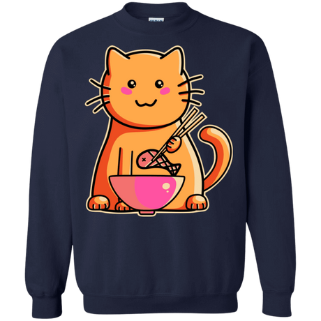 Sweatshirts Navy / S Cats Favourite Meal Crewneck Sweatshirt