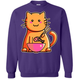 Sweatshirts Purple / S Cats Favourite Meal Crewneck Sweatshirt