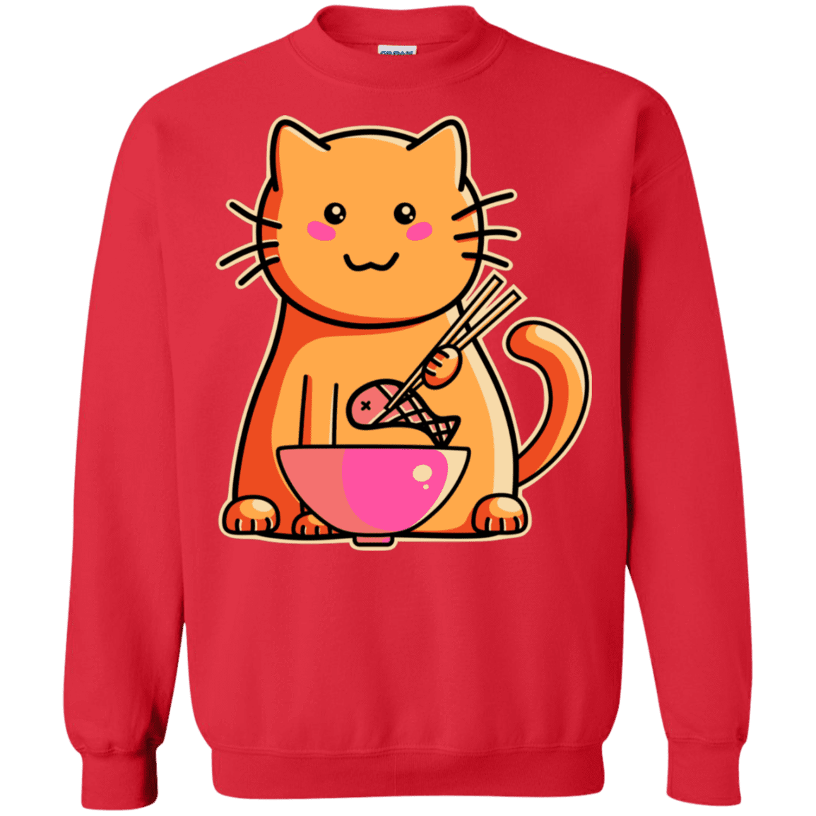 Sweatshirts Red / S Cats Favourite Meal Crewneck Sweatshirt