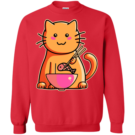 Sweatshirts Red / S Cats Favourite Meal Crewneck Sweatshirt