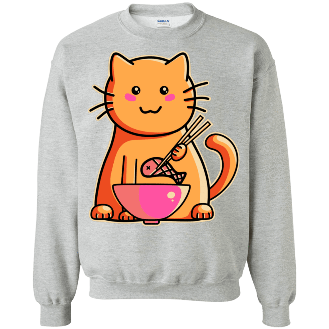 Sweatshirts Sport Grey / S Cats Favourite Meal Crewneck Sweatshirt