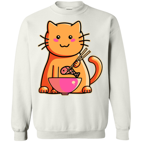 Sweatshirts White / S Cats Favourite Meal Crewneck Sweatshirt