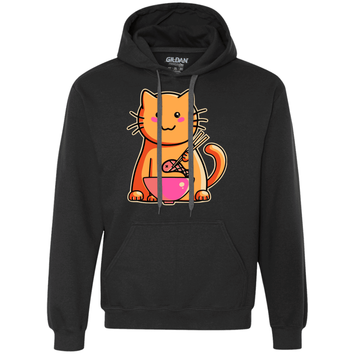 Sweatshirts Black / S Cats Favourite Meal Premium Fleece Hoodie