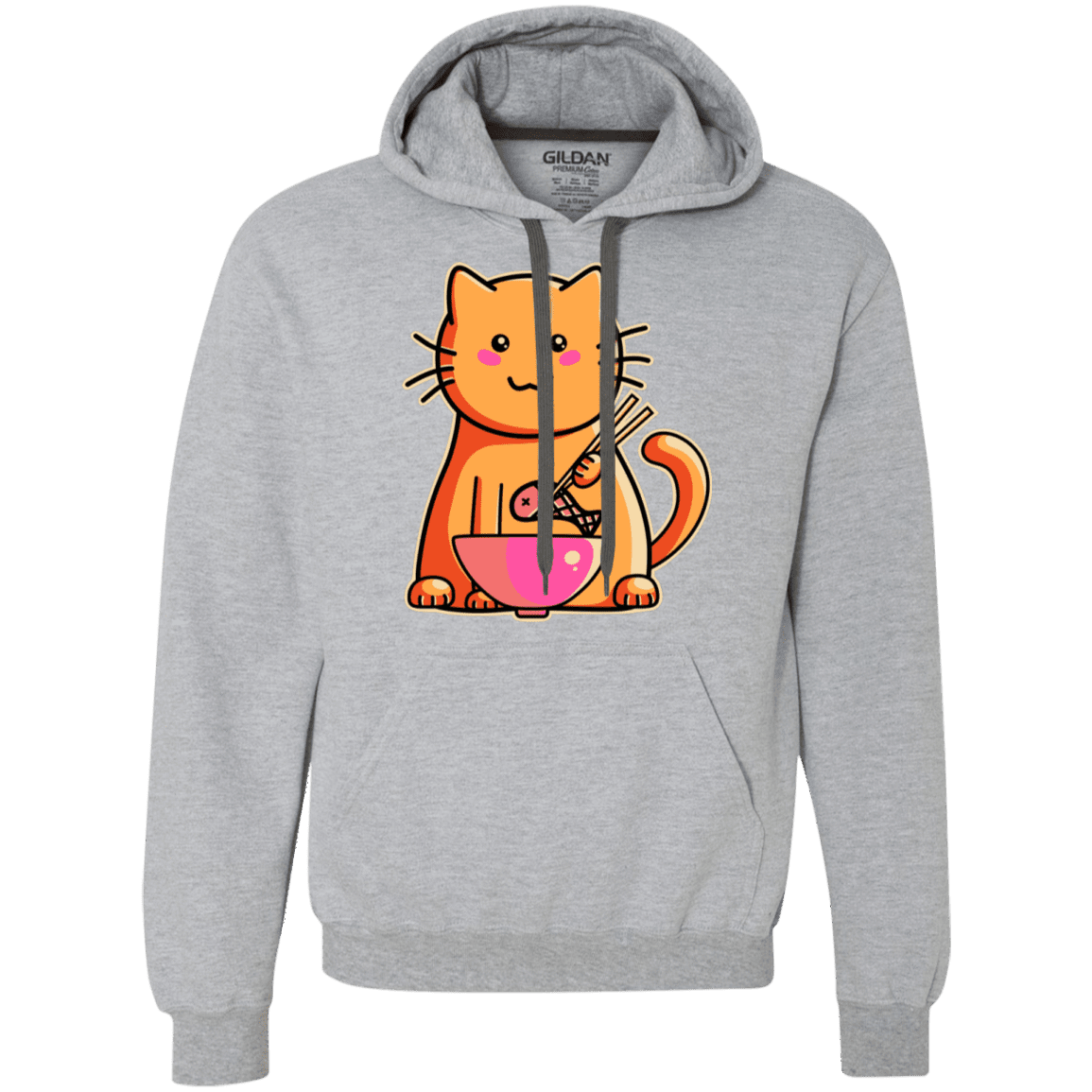 Sweatshirts Sport Grey / S Cats Favourite Meal Premium Fleece Hoodie