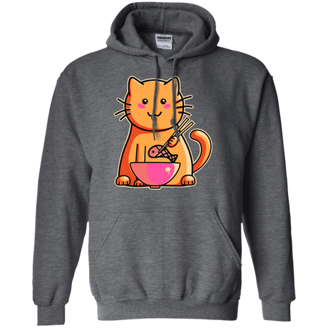 Sweatshirts Dark Heather / S Cats Favourite Meal Pullover Hoodie