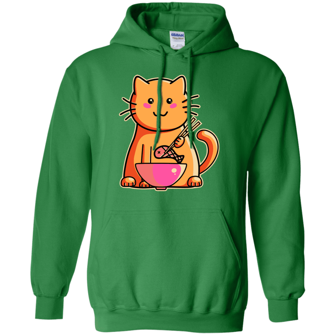 Sweatshirts Irish Green / S Cats Favourite Meal Pullover Hoodie