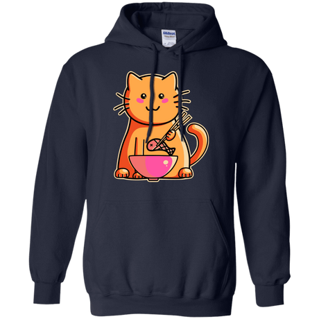 Sweatshirts Navy / S Cats Favourite Meal Pullover Hoodie