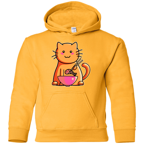 Sweatshirts Gold / YS Cats Favourite Meal Youth Hoodie