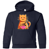 Sweatshirts Navy / YS Cats Favourite Meal Youth Hoodie