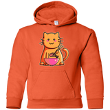 Sweatshirts Orange / YS Cats Favourite Meal Youth Hoodie