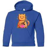 Sweatshirts Royal / YS Cats Favourite Meal Youth Hoodie