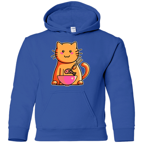 Sweatshirts Royal / YS Cats Favourite Meal Youth Hoodie