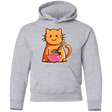 Sweatshirts Sport Grey / YS Cats Favourite Meal Youth Hoodie