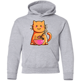 Sweatshirts Sport Grey / YS Cats Favourite Meal Youth Hoodie