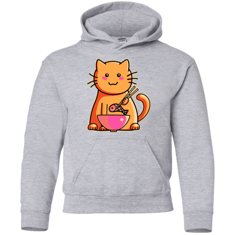 Sweatshirts Sport Grey / YS Cats Favourite Meal Youth Hoodie