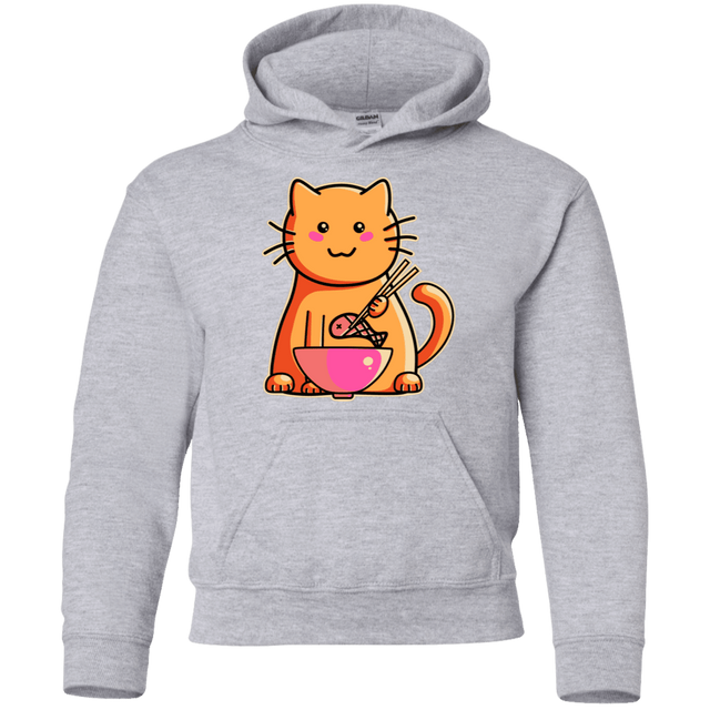 Sweatshirts Sport Grey / YS Cats Favourite Meal Youth Hoodie