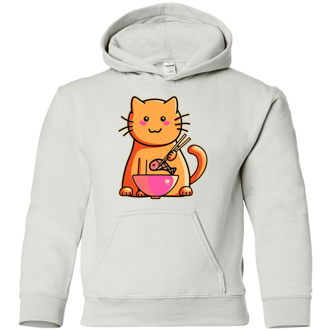 Sweatshirts White / YS Cats Favourite Meal Youth Hoodie