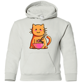 Sweatshirts White / YS Cats Favourite Meal Youth Hoodie