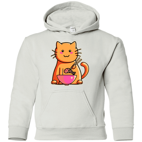 Sweatshirts White / YS Cats Favourite Meal Youth Hoodie