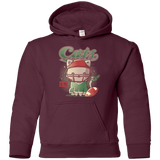 Sweatshirts Maroon / YS Cats Football Youth Hoodie