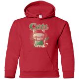 Sweatshirts Red / YS Cats Football Youth Hoodie