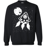 Sweatshirts Black / S Catstronaut Crewneck Sweatshirt