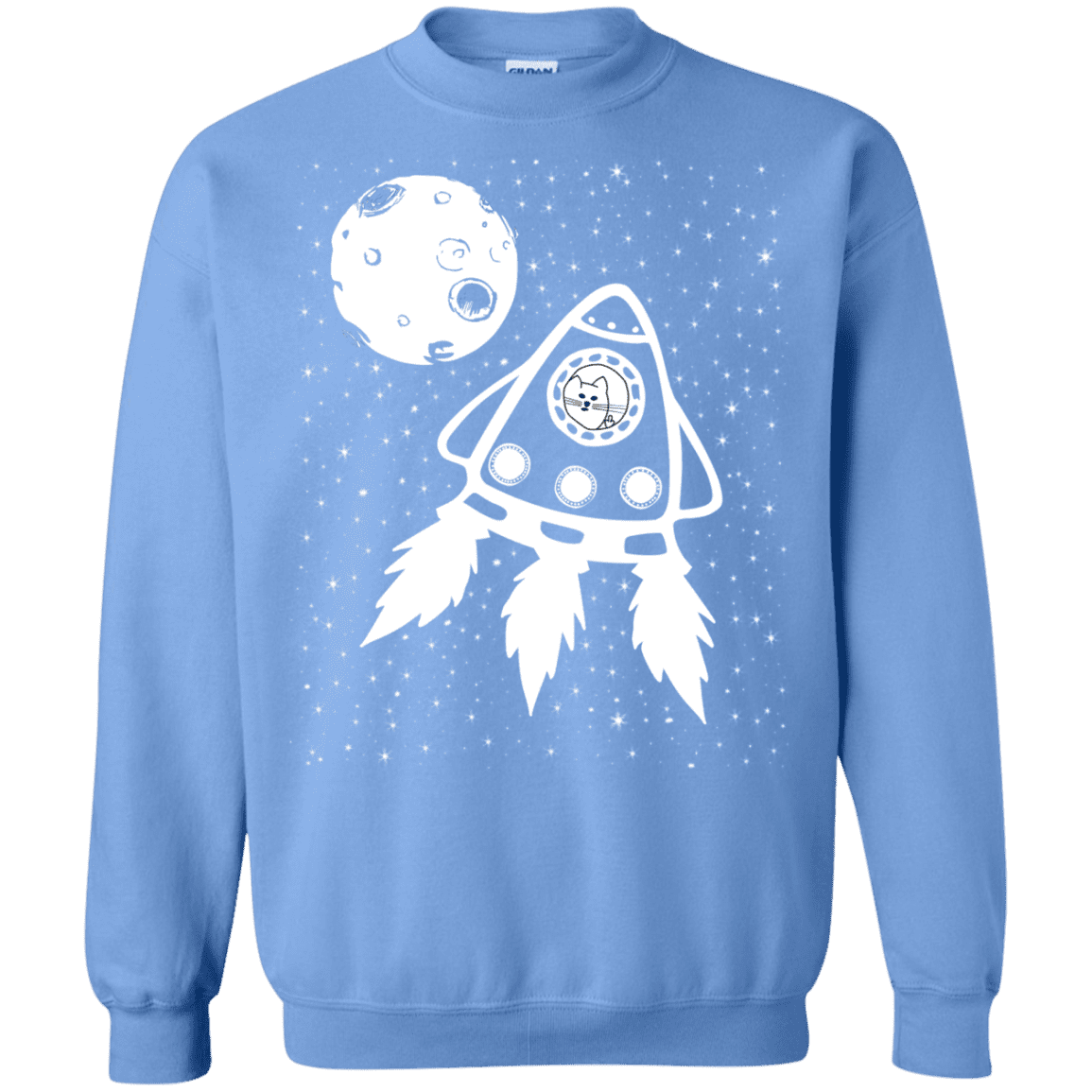 Sweatshirts Carolina Blue / S Catstronaut Crewneck Sweatshirt