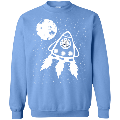 Sweatshirts Carolina Blue / S Catstronaut Crewneck Sweatshirt