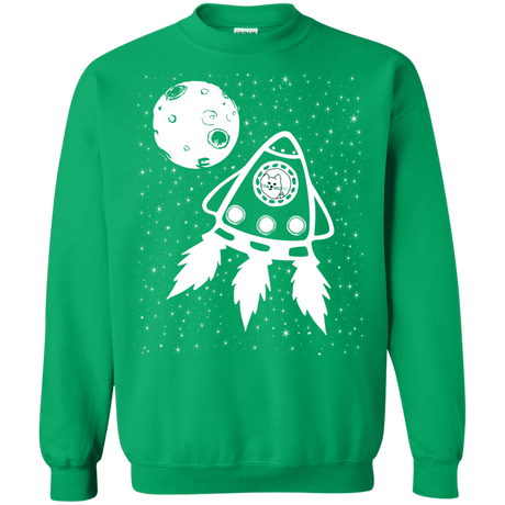 Sweatshirts Irish Green / S Catstronaut Crewneck Sweatshirt