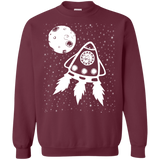 Sweatshirts Maroon / S Catstronaut Crewneck Sweatshirt