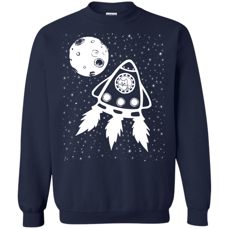 Sweatshirts Navy / S Catstronaut Crewneck Sweatshirt