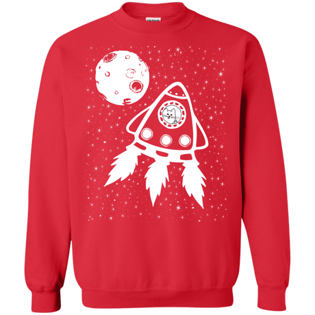 Sweatshirts Red / S Catstronaut Crewneck Sweatshirt